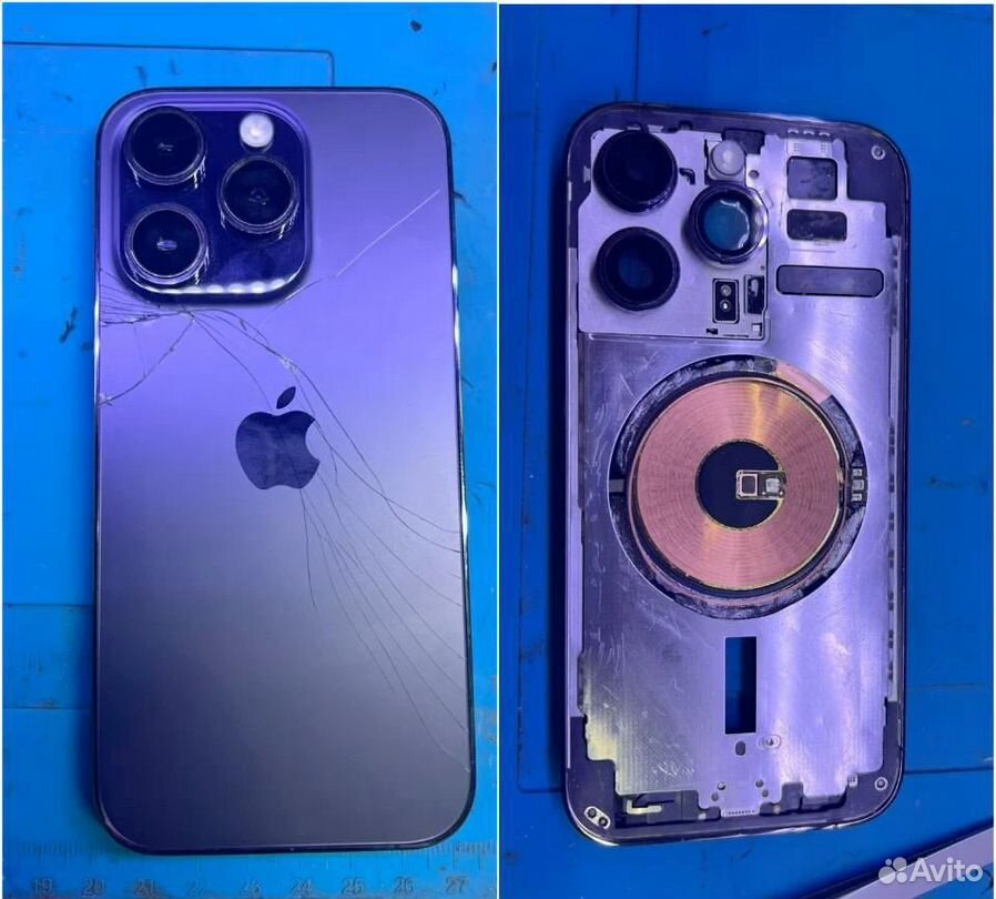 Замена заднего стекла на iPhone