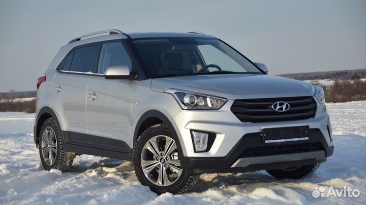 Бампер Хендай Крета передний крашенный