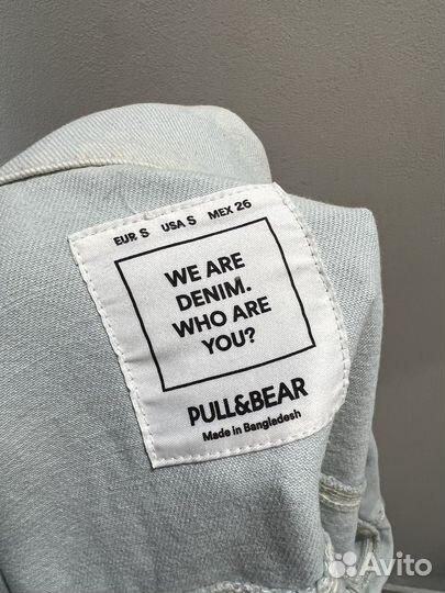 Джинсовая куртка pull&bear S