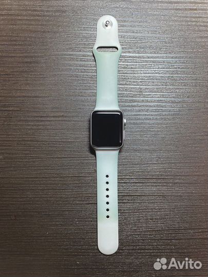 Часы apple watch 3 38 mm, Б/У; + 2 ремешка
