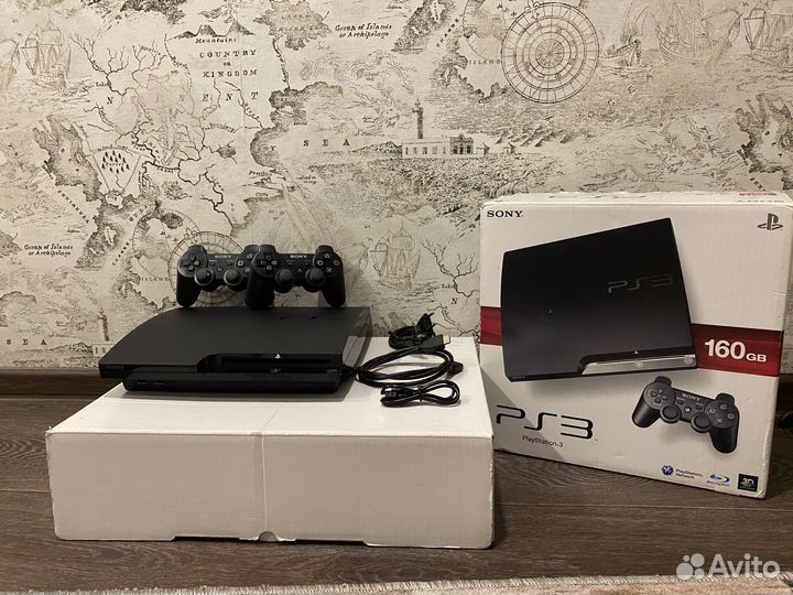 Sony PlayStation 3 Slim 320GB 2 геймпада 700+ игр