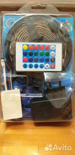 Светодиодная лента LED SMD 5050 5m RGB