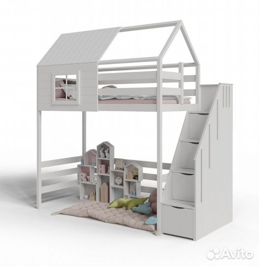 Кровать для мальчика чердак и зона для игр
