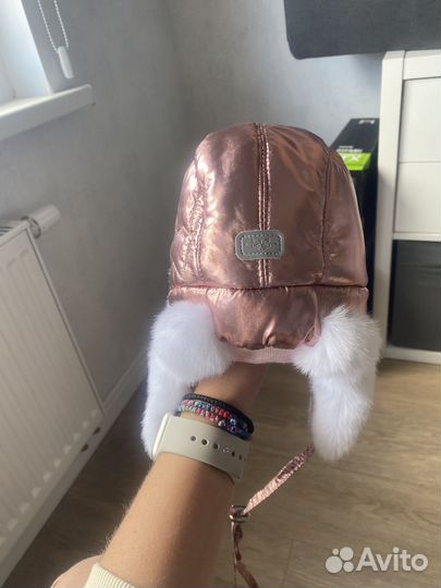 Шапка ушанка детская зимняя 48