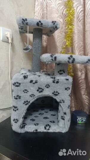 Домик для кошки с когтеточкой