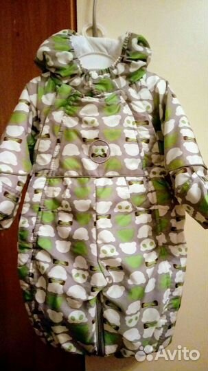 Яркий комбез-трансформер Geburt (0-18мес) осень