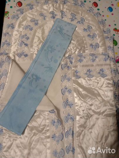 Комплект на выписку для мальчика летний