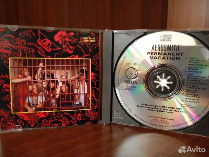 CD Aerosmith Permanent Vacation