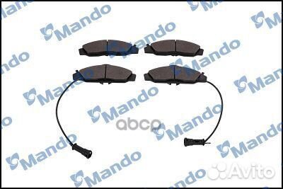 Колодки тормозные дисковые К-Т MPD17 Mando