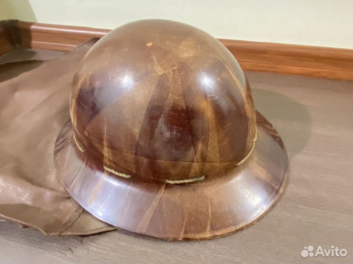Текстолитовая шахтёрская каска 60-е годы СССР