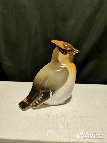 Керамическая статуэтка СССР птица