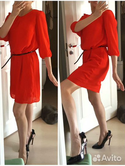 Платье Франция коктейльное Etam (S-M)