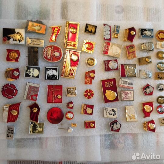 Значки СССР с Ленином