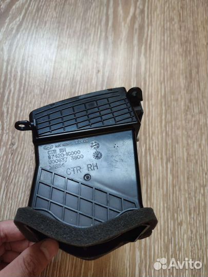 Воздуховод вентиляции салона средний правый