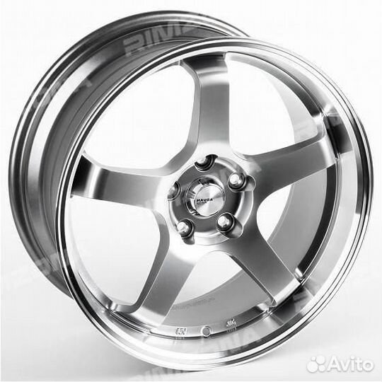 Литой диск advan R18 5x112. Примерка колес