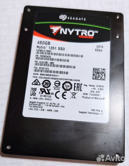 Серверный SSD Seagate Nytro 1351 (480 Gb)
