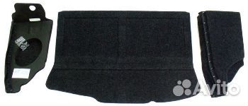 Полка задняя ваз 2171 акустическая 3 части