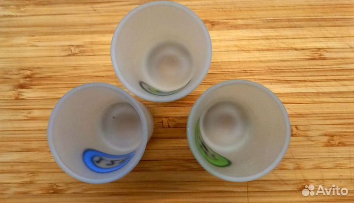 Стаканы стеклянные матовое стекло