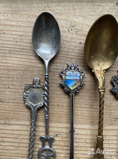 Кофейные ложки мельхиор СССР европа