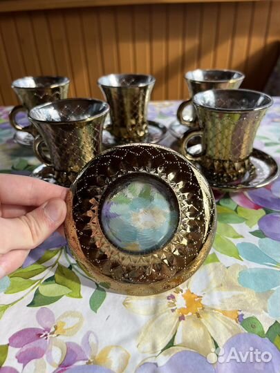 Турецкий кофейный сервиз на 6 персон