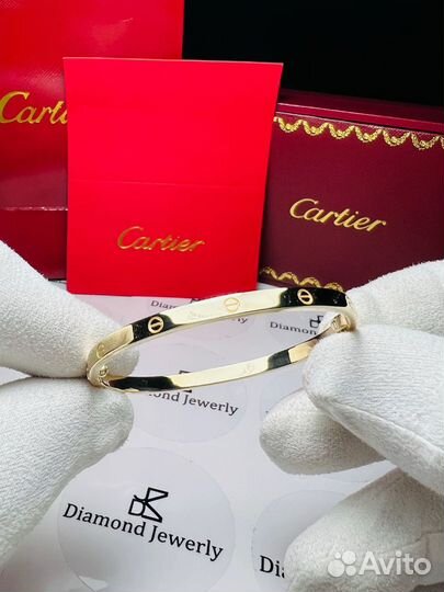 Золотой браслет cartier