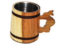 Рюмка деревянная в виде пивной кружки