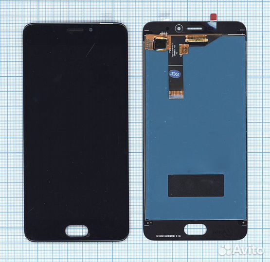 Дисплей для Meizu M6 черный