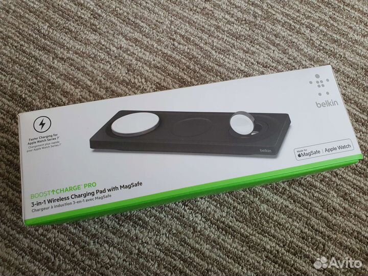 Док станция Belkin boost charge pro 3 в 1