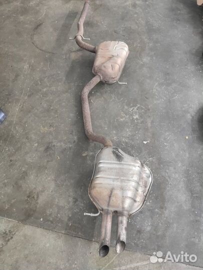 Глушитель Skoda Octavia II рестайлинг cdab 2012