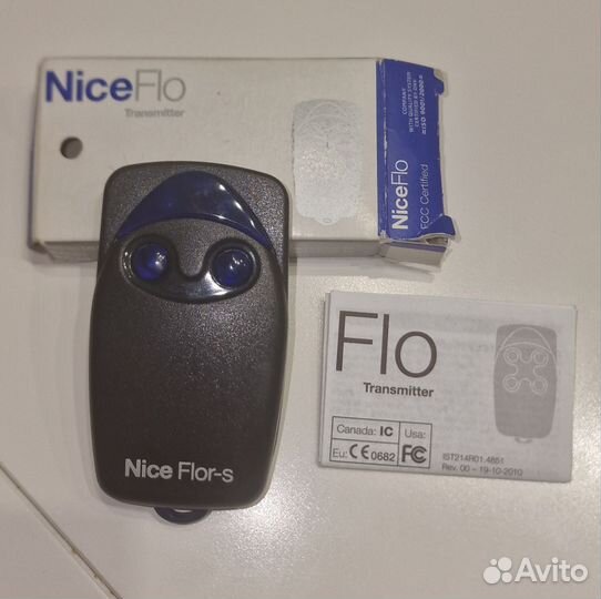 Пульты Nice flor s