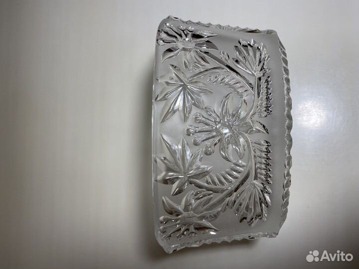 Хрустальная салатница СССР