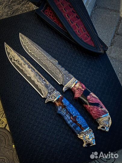 Нож из дамасской стали