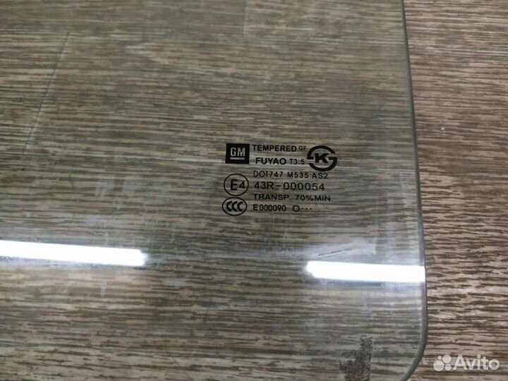 Стекло двери задней левой Chevrolet Orlando