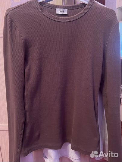 Лонгслив lime