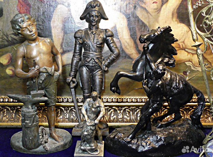 Статуэтки.Коллекция.Англия.Нельсон.Кузнец.Германия