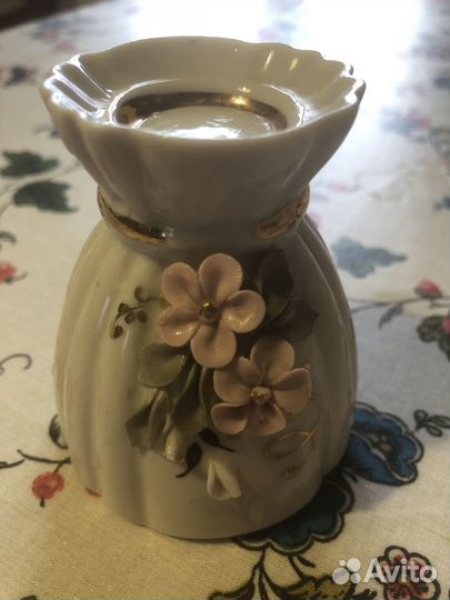 Подсвечник фарфор