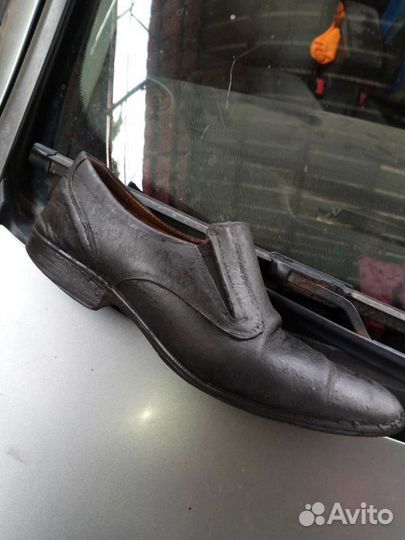 Туфли офицерские кожанные