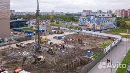 Ход строительства Кудровский парк 3 квартал 2021