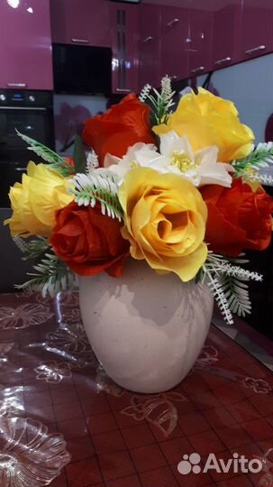 Ваза с цветами