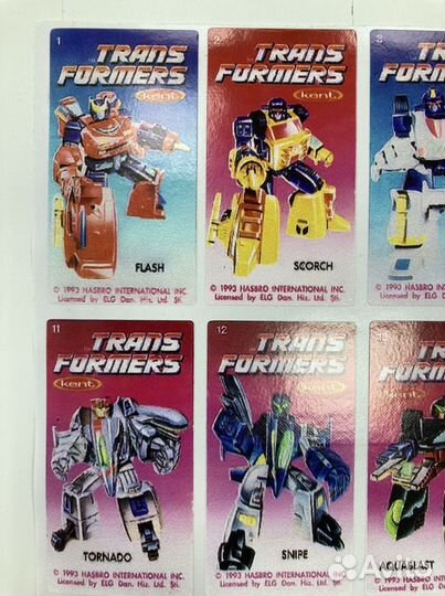 Наклейки Трансформеры Transformers из 90х
