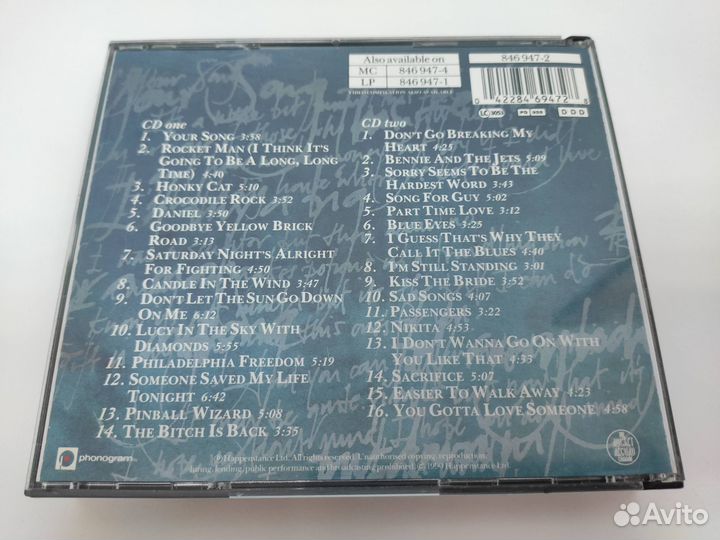 Фирменные компакт диски (2 CD) Elton John