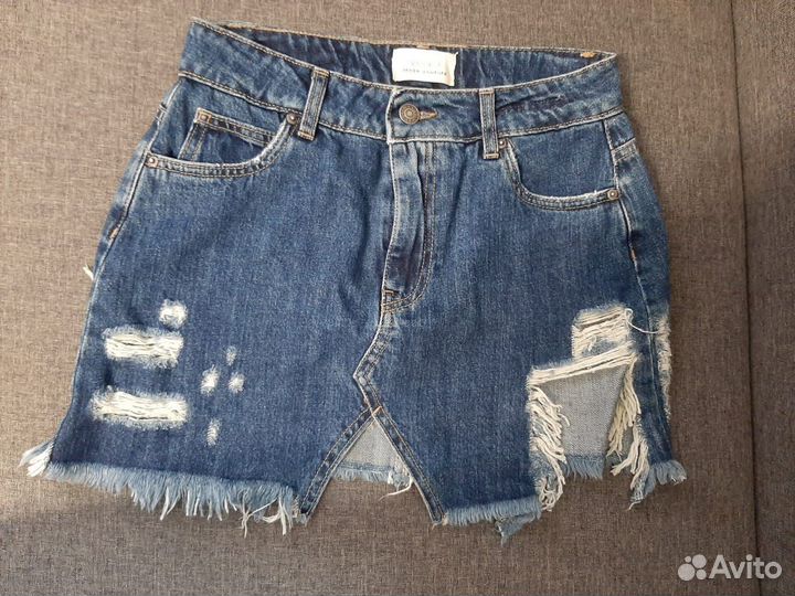 Джинсовая юбка