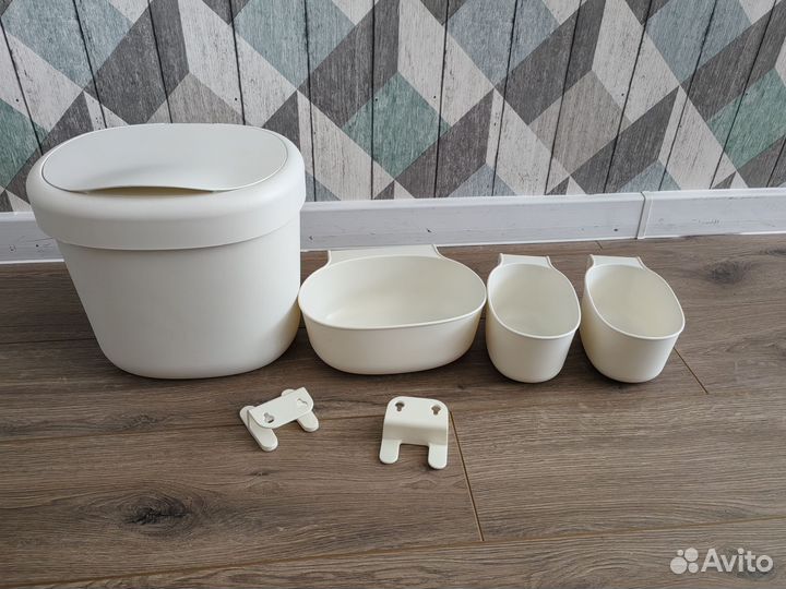 Контейнеры икеа онсклиг для пеленального столика