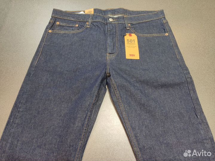 Мужские джинсы Levis 501 на молнии