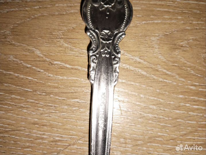 Столовые ложки мельхиор СССР Троянда