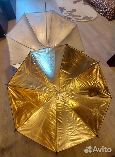 Фотозонт Raylab 2 шт - золотой+серебрянный 101 см