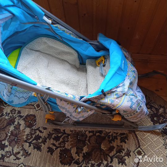 Детские санки коляска