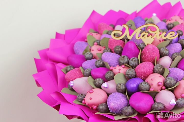 Букет из клубники в шоколаде Fuchsia