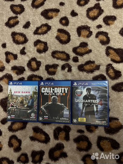 Диски на sony playstation 4