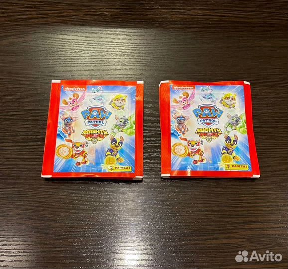 50 пакетиков Panini Щенячий патруль 5: Мегащенки